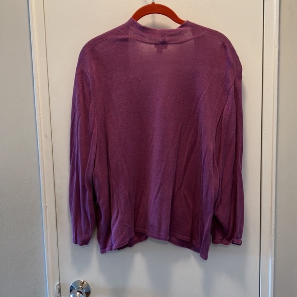 Elegant J. Jill Linen Maxi Dress with Matching Cardigan, size 3X - Picture 7 of 7